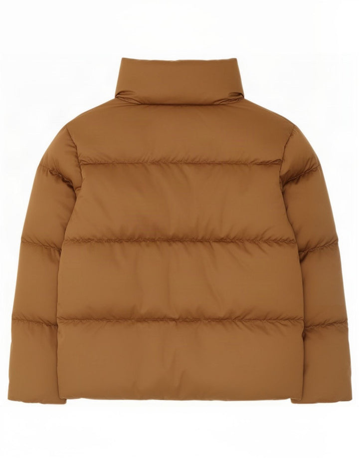 Max Mara Mujer Weekend Chaqueta Acolchada Extragrande UK 6 XS Marrón Poliéster