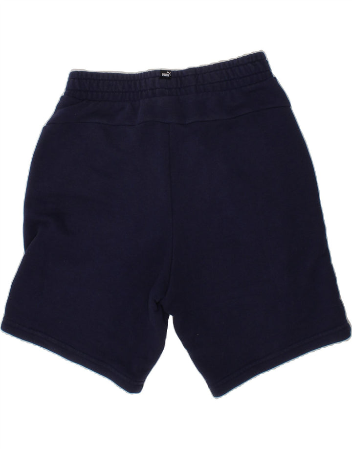 PUMA Boys Sport Shorts 11-12 Years  Navy Blue Vintage Puma and Second-Hand Puma from Messina Hembry 