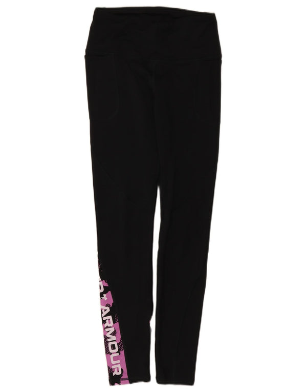 Under Armour Leggings gráficos Cold Gear para mujer UK 4 XS Camuflaje negro