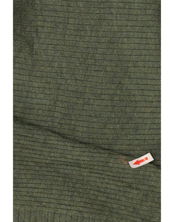 Marks & Spencer - Jersey con cuello y cremallera para mujer, talla 40, color verde