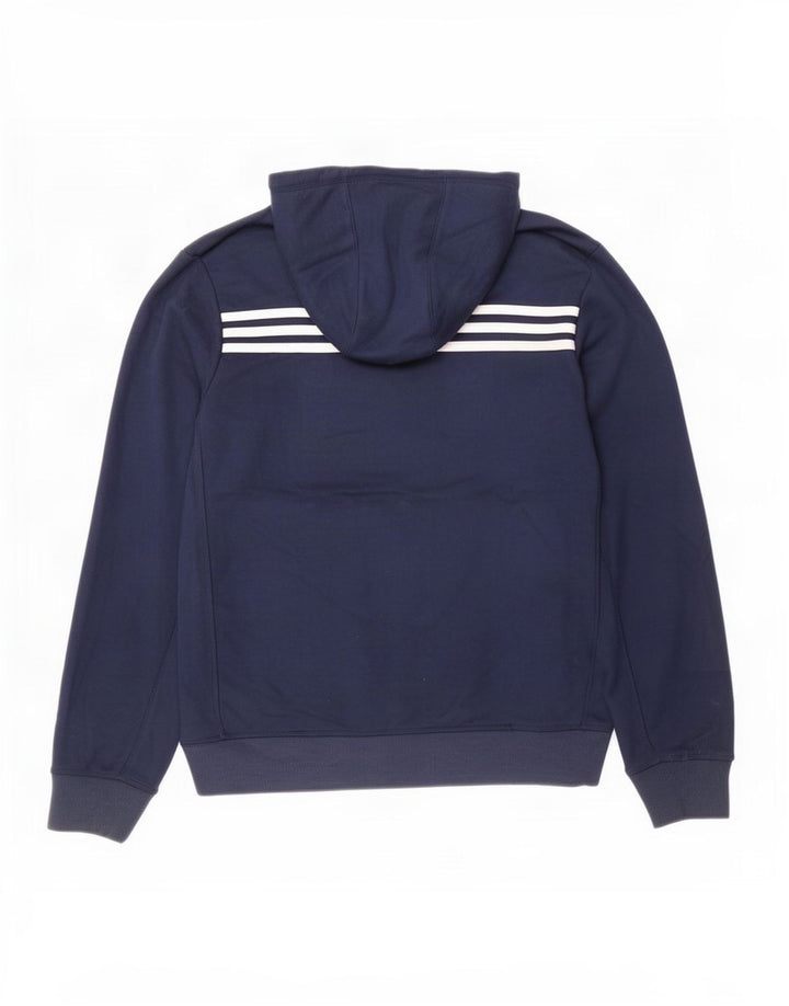 Adidas Hombre Real Madrid Sudadera con capucha Jumper Medium Azul Marino Poliéster