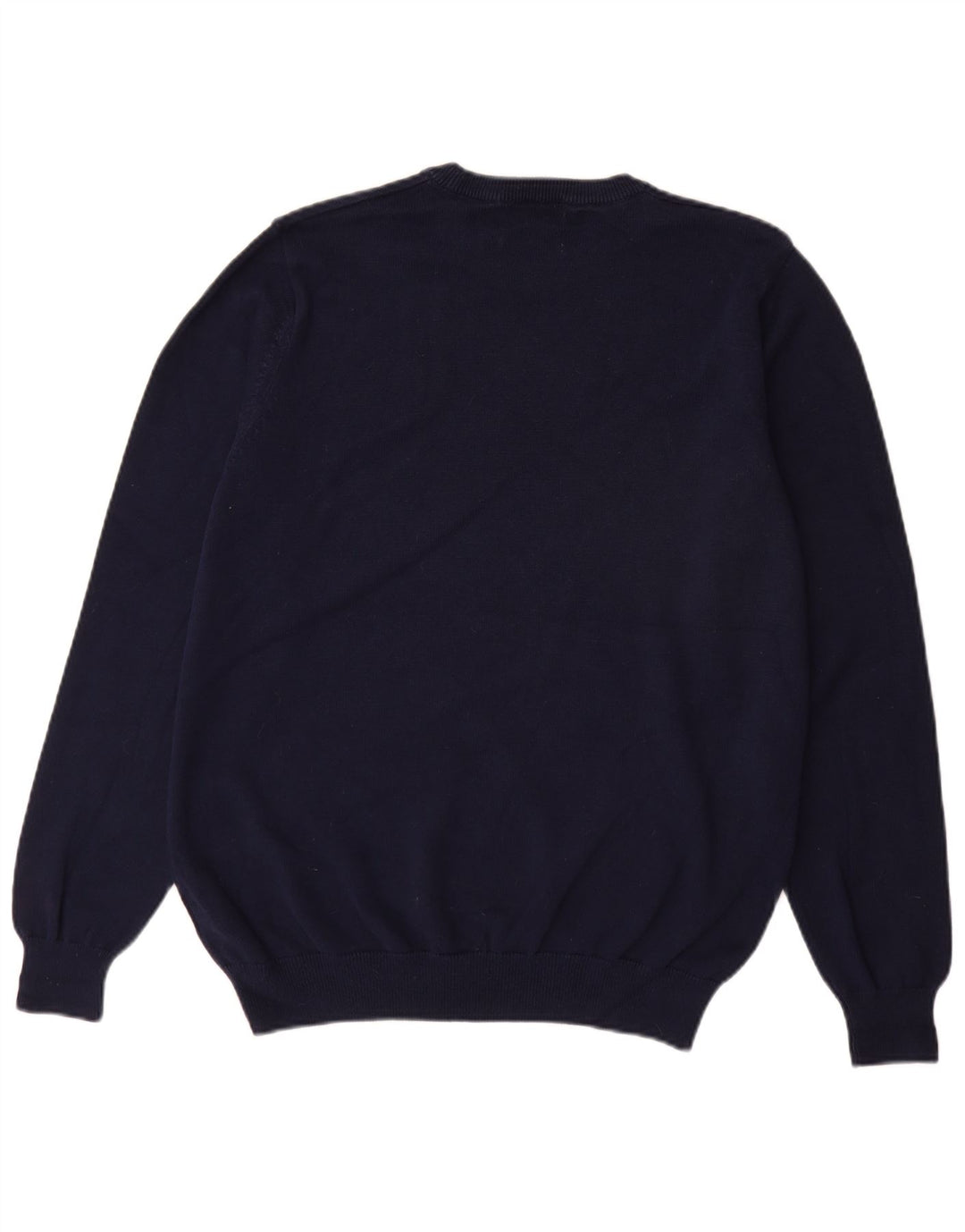 Marks & Spencer - Jersey de cuello redondo para hombre, talla grande, algodón azul marino