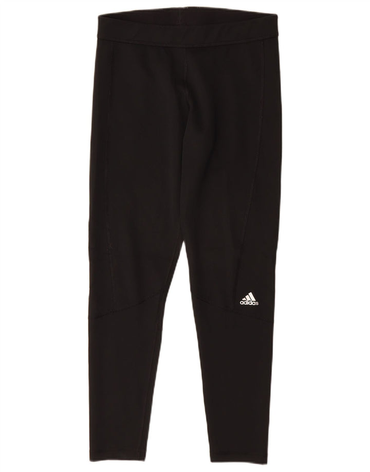 Adidas Mujer Climalite Leggings Reino Unido 8 Pequeño Negro