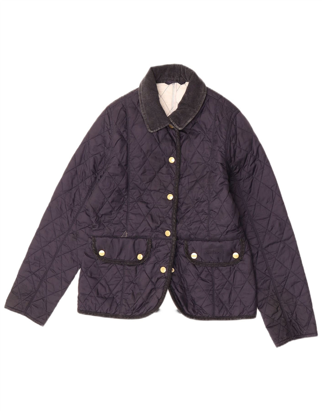 Barbour Chaqueta Acolchada Niña 10-11 Años Grande Poliamida Azul Marino