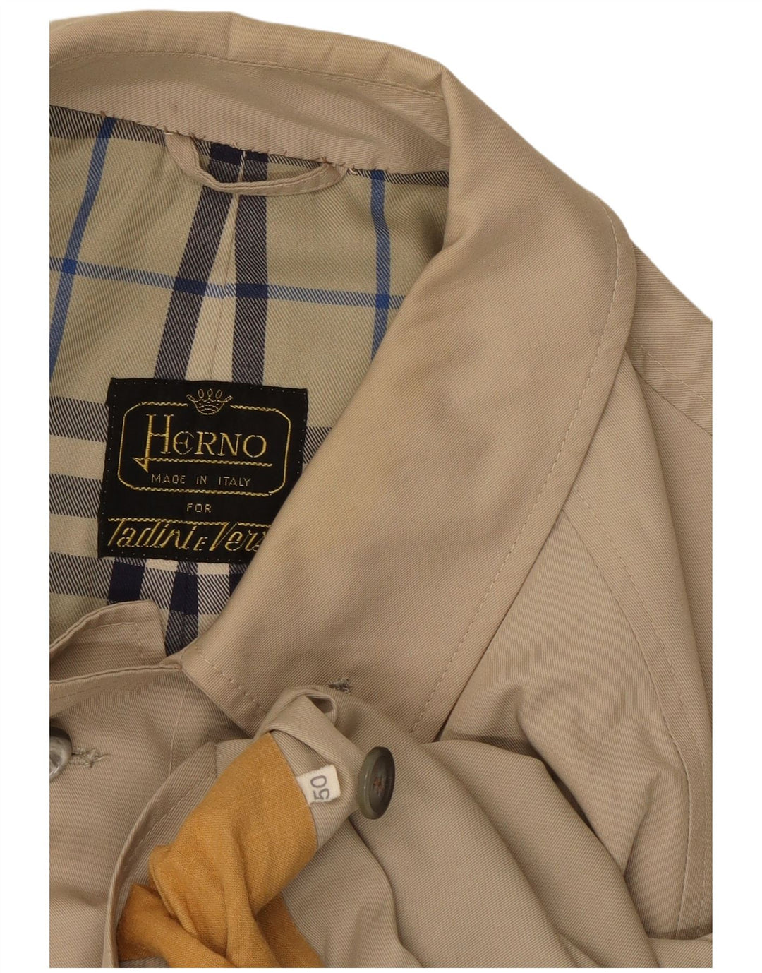 Herno Gabardina para hombre IT 50 Large Beige