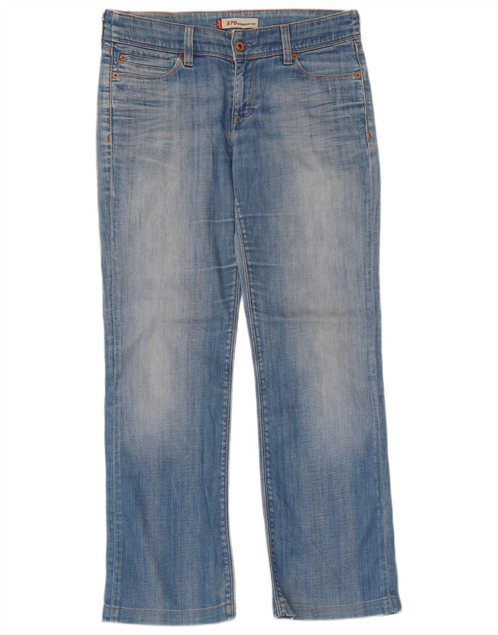 Vaqueros Levi's Mujer 570 Rectos W34 L29 Algodón Azul