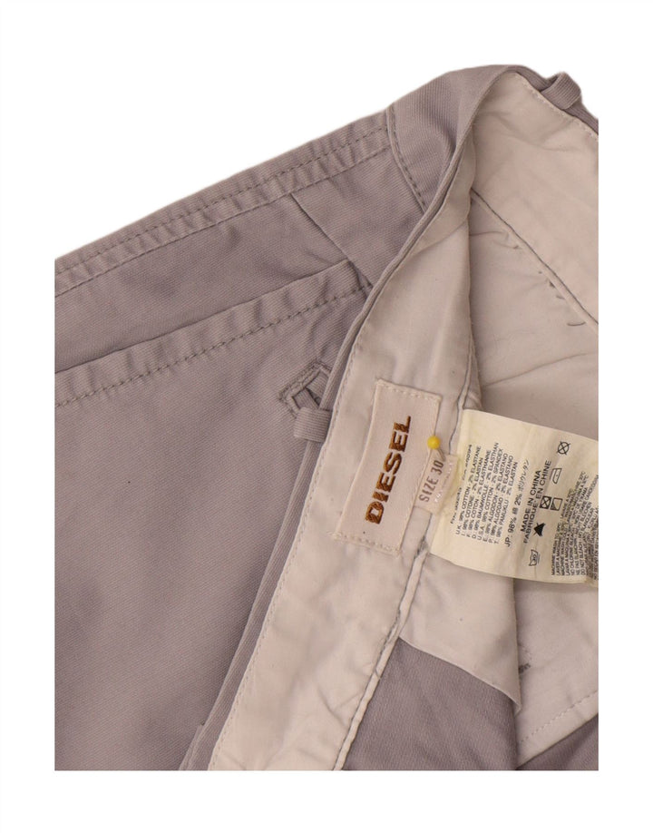 Diesel Pantalones cortos chinos para hombre W30 Algodón gris medio