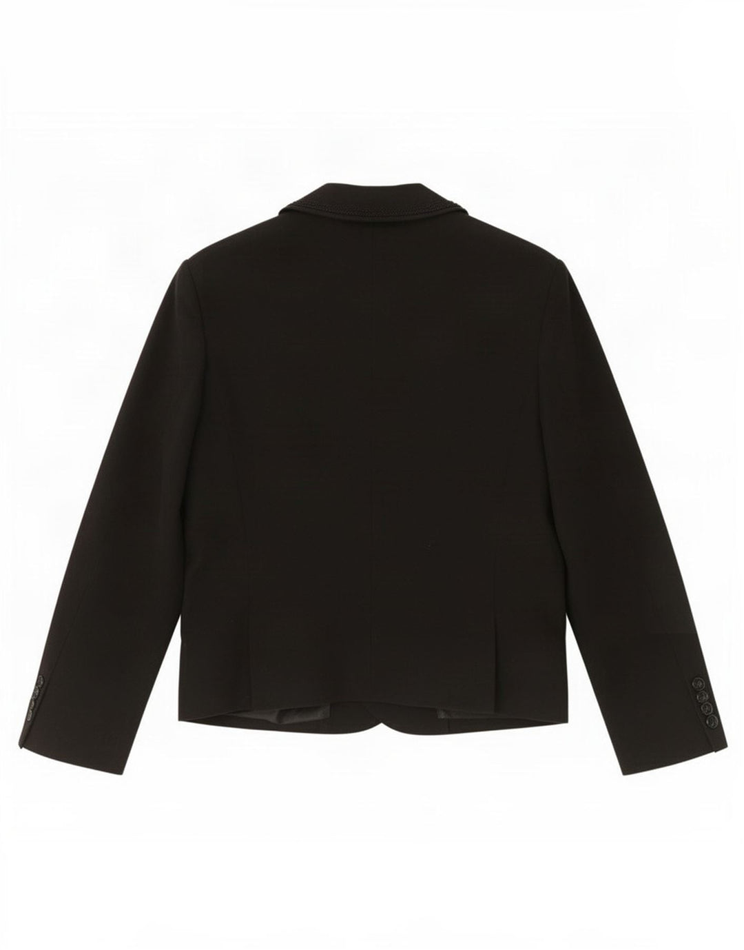 Vintage mujer doble pecho Blazer chaqueta Reino Unido 14 medio negro