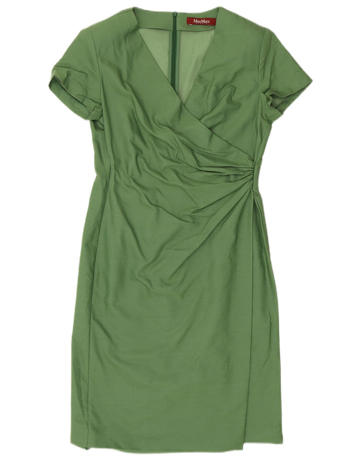 MAX MARA Vestido tubo para mujer UK 42 Verde medio