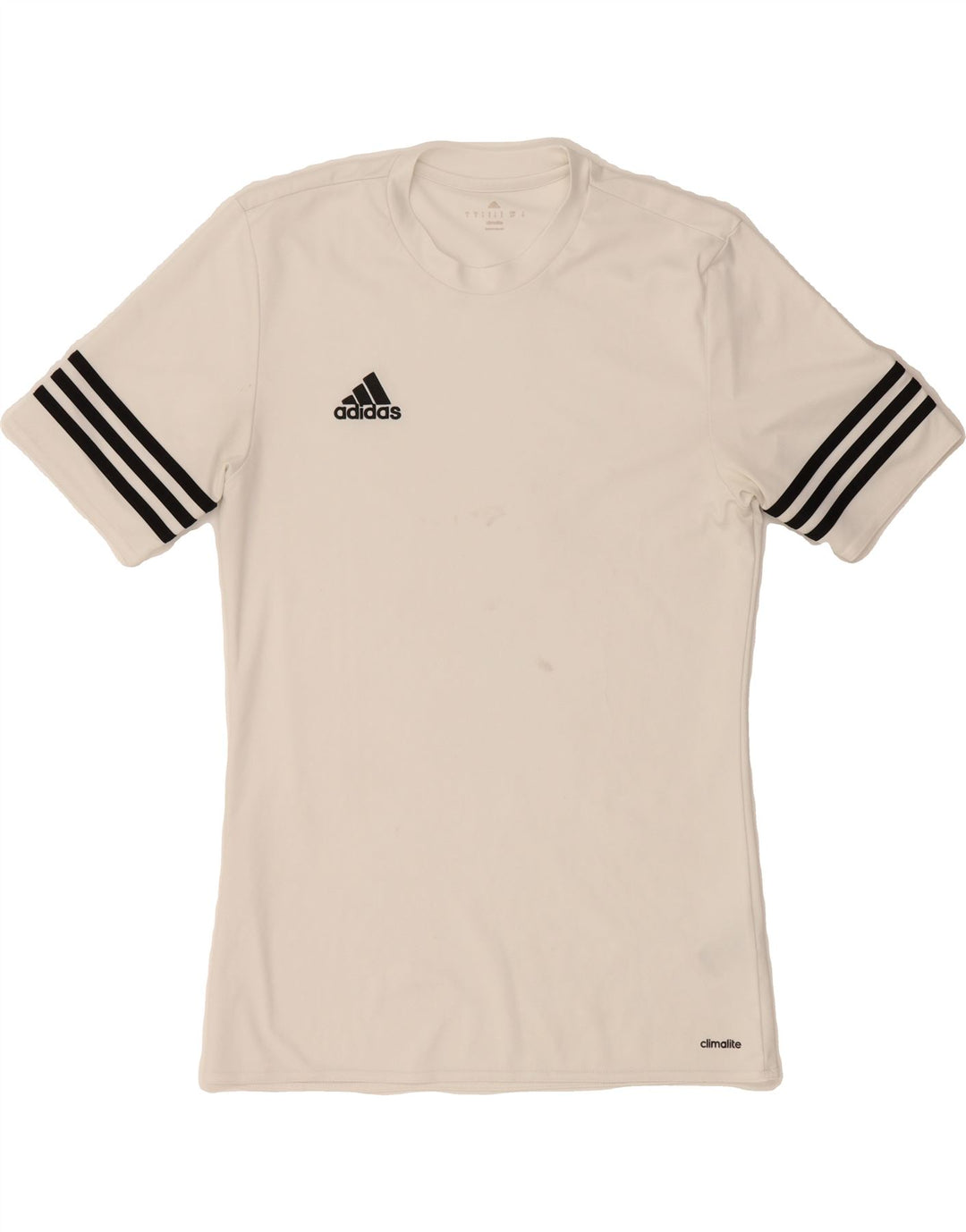 ADIDAS Mens Climalite T-Shirt Top Small White Polyester Vintage Adidas and Second-Hand Adidas from Messina Hembry 