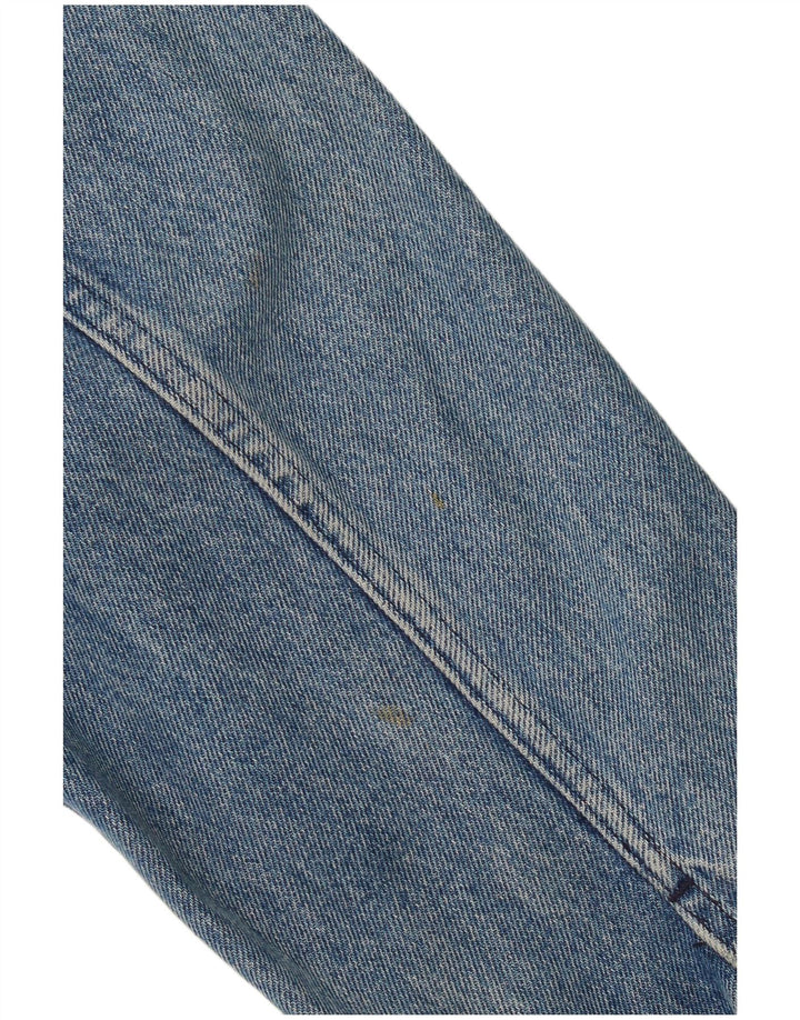 Trussardi Chaqueta Vaquera Extragrande Mujer UK 40 XL Algodón Azul