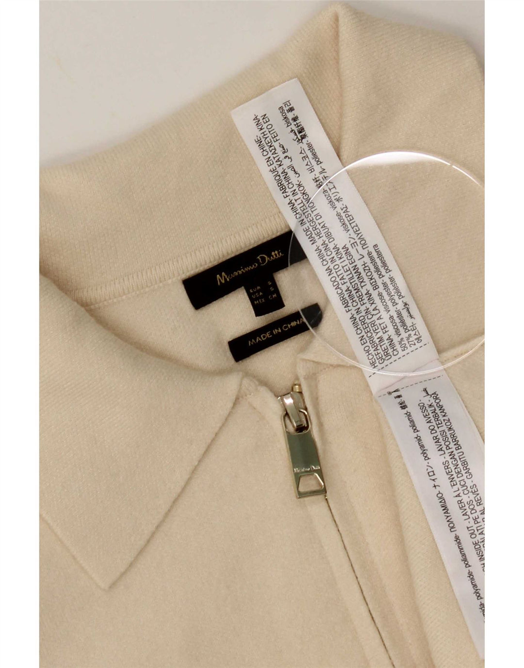 Massimo Dutti Cárdigan Extragrande para Mujer UK 10 Small Off White