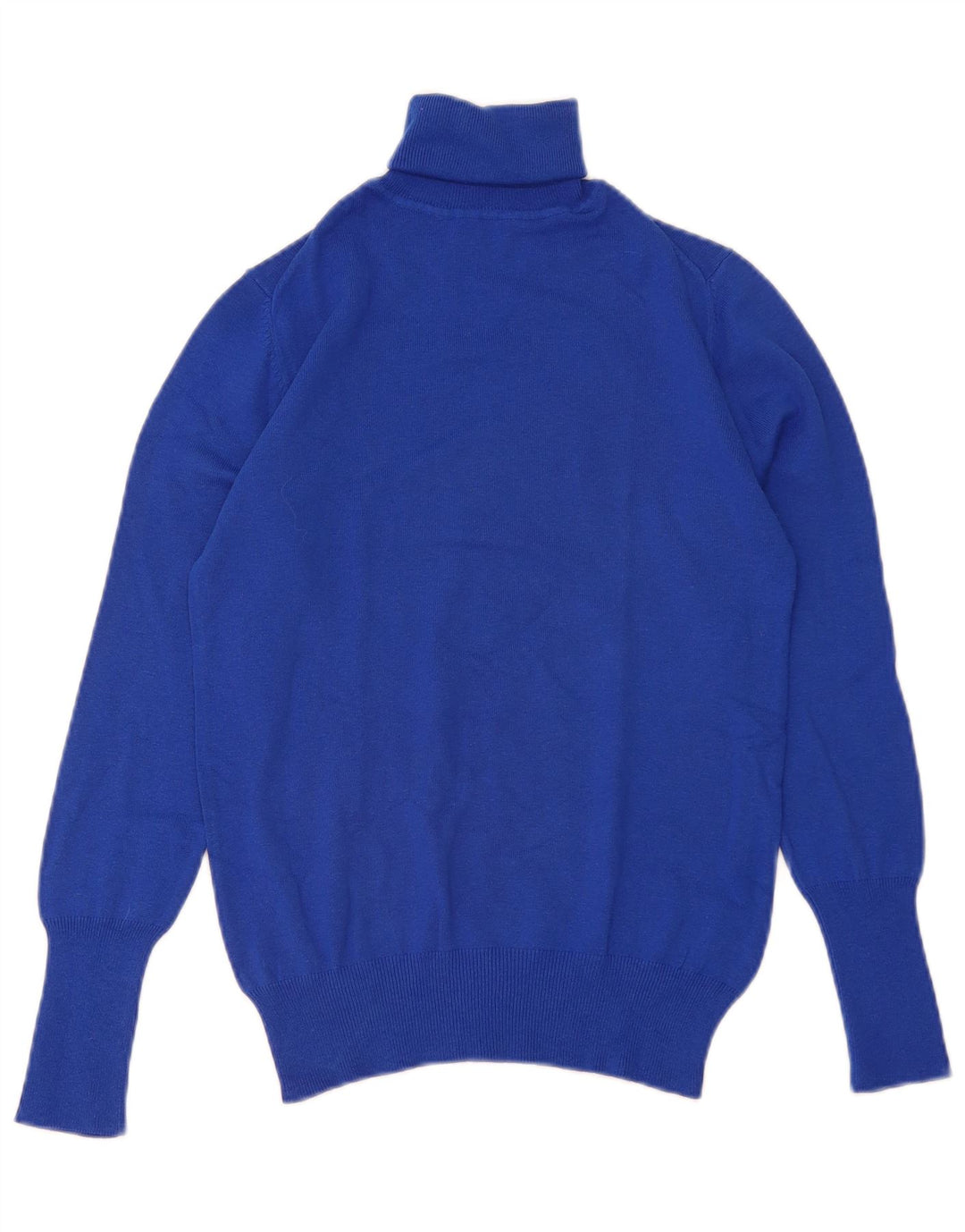 Zara - Jersey con cuello vuelto para mujer, talla 40, color azul