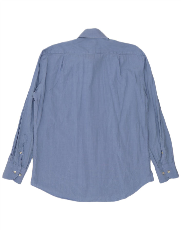 Roccobarocco Camisa para hombre Talla 15 1/2 39 Azul mediano