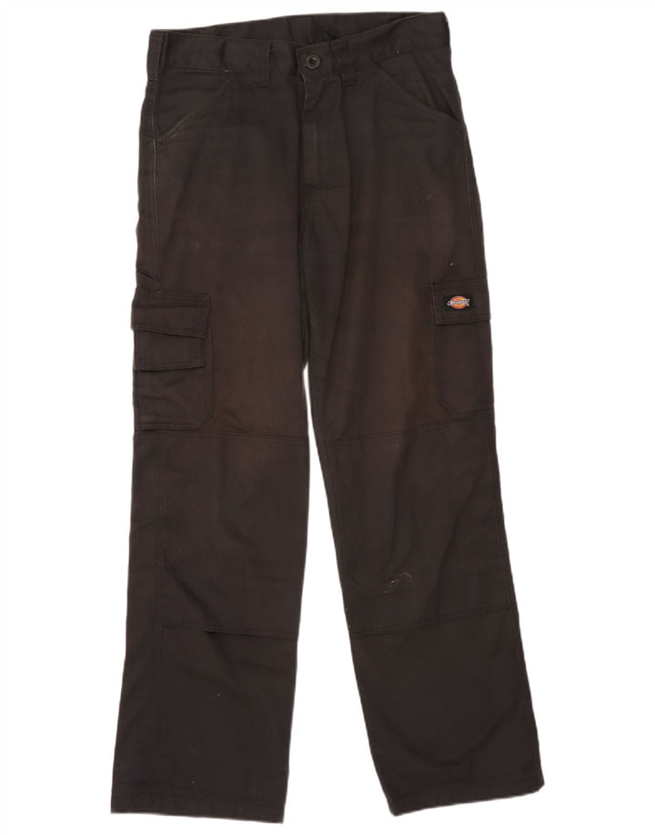 Dickies Pantalones cargo rectos para hombre W32 L31 Poliéster negro