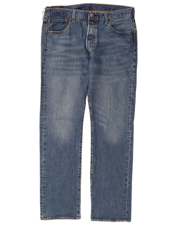 Levi's Vaqueros rectos 501 para hombre W34 L32 Algodón azul