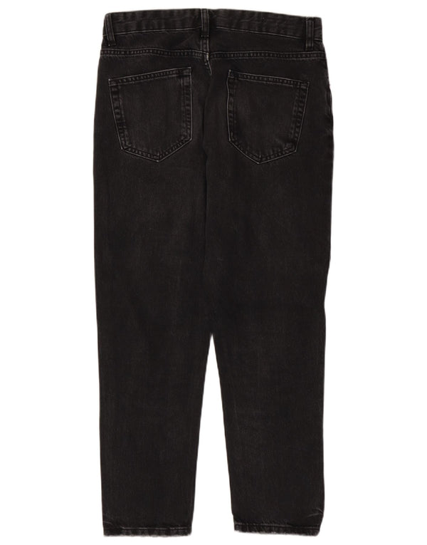 Zara Jeans rectos para hombre EU 38 Small W30 L27 Algodón negro