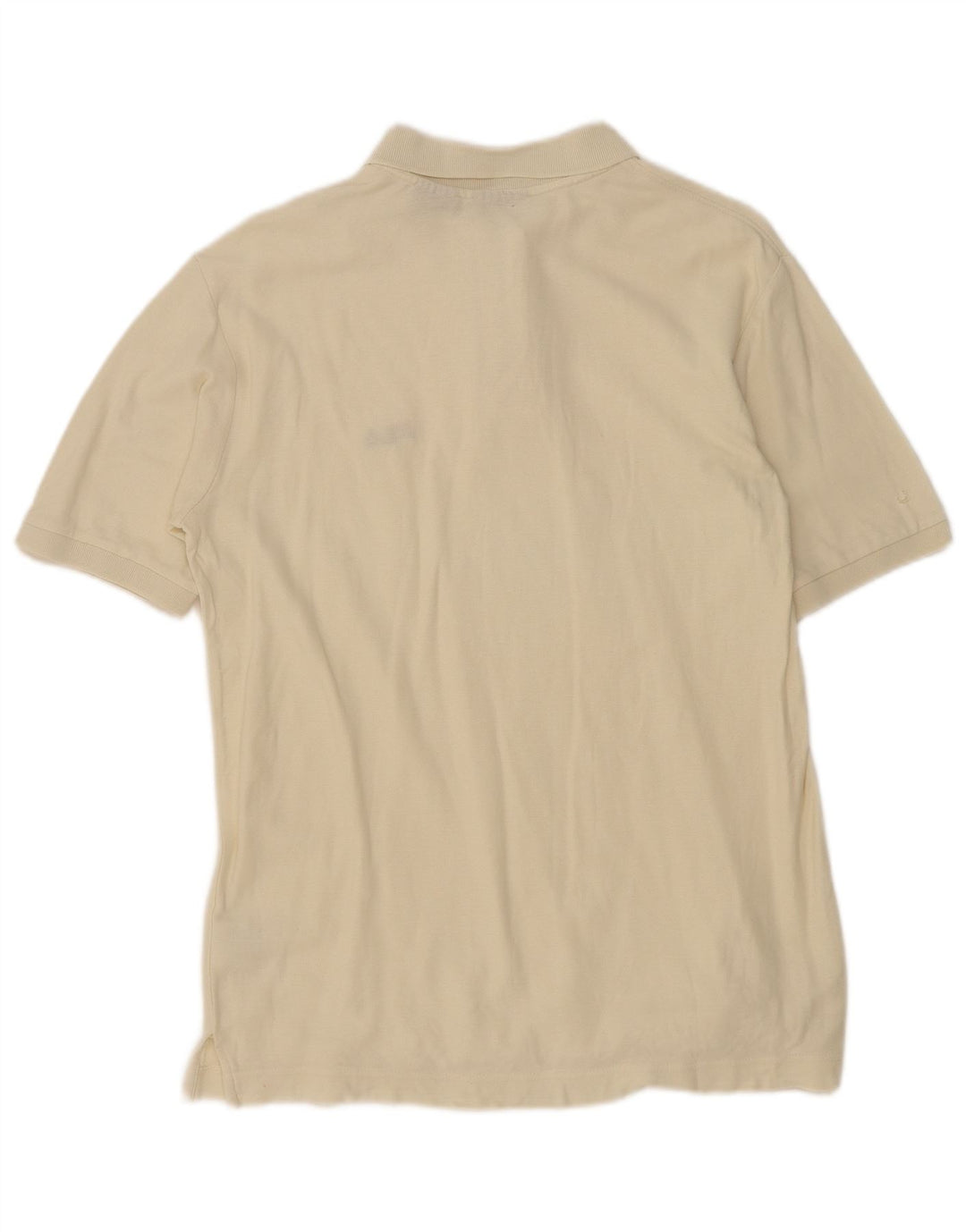 Fila Polo Hombre Pequeño De Algodón Blanco Roto