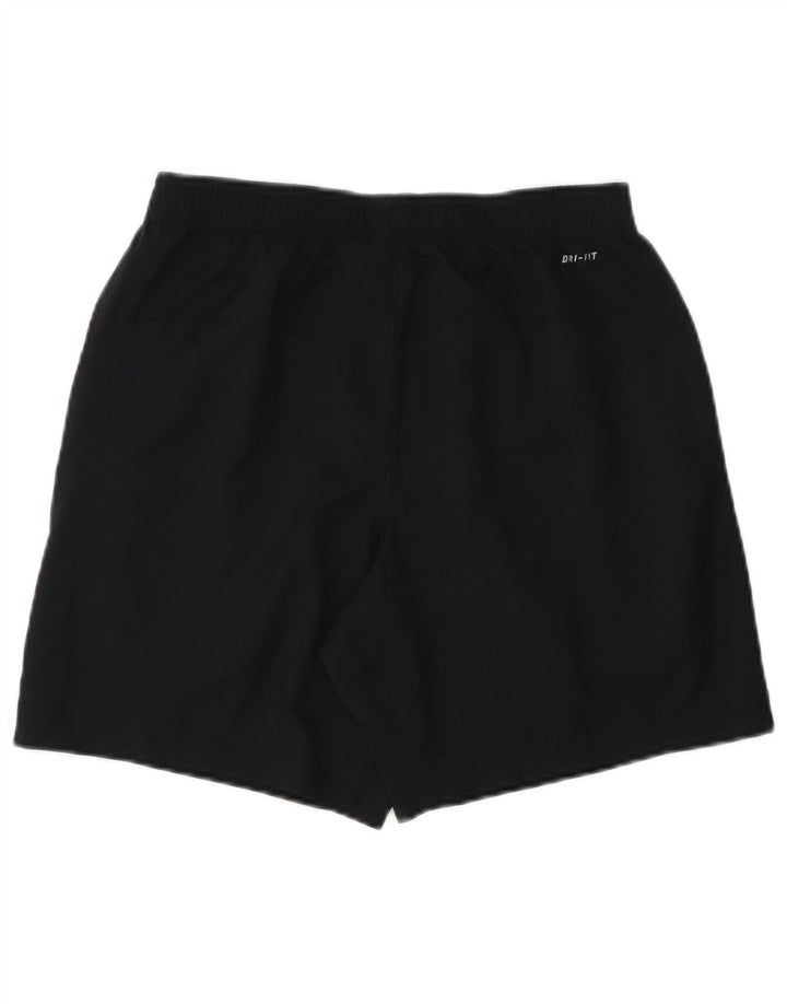 Nike - Pantalones cortos deportivos Dri Fit para hombre, poliéster color block, color negro, pequeño