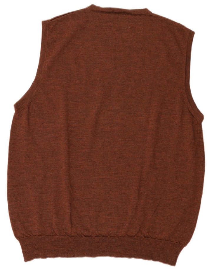 MAYSER Camiseta sin mangas para hombre IT 56 XL Lana marrón