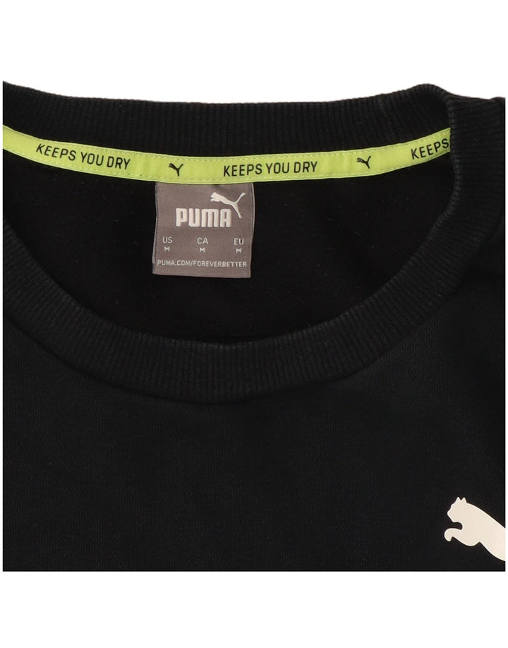 Puma Sudadera Con Estampado Gráfico Jumper Medium Black Colorblock