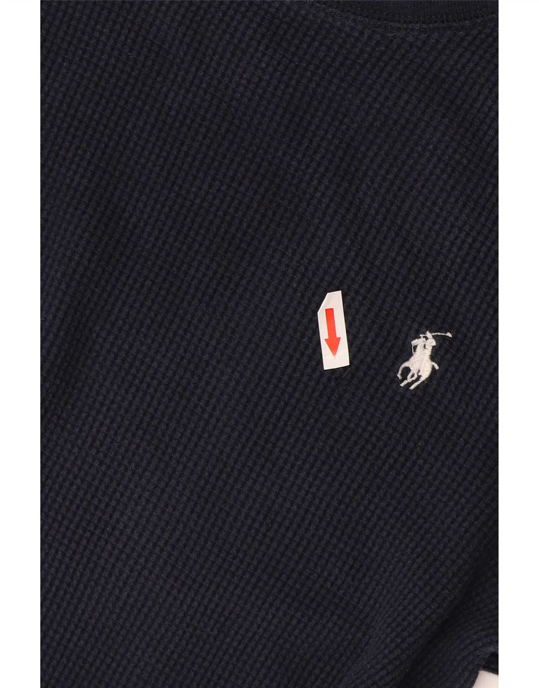Polo Ralph Lauren Hombre Top Manga Larga Medio Azul Marino Algodón