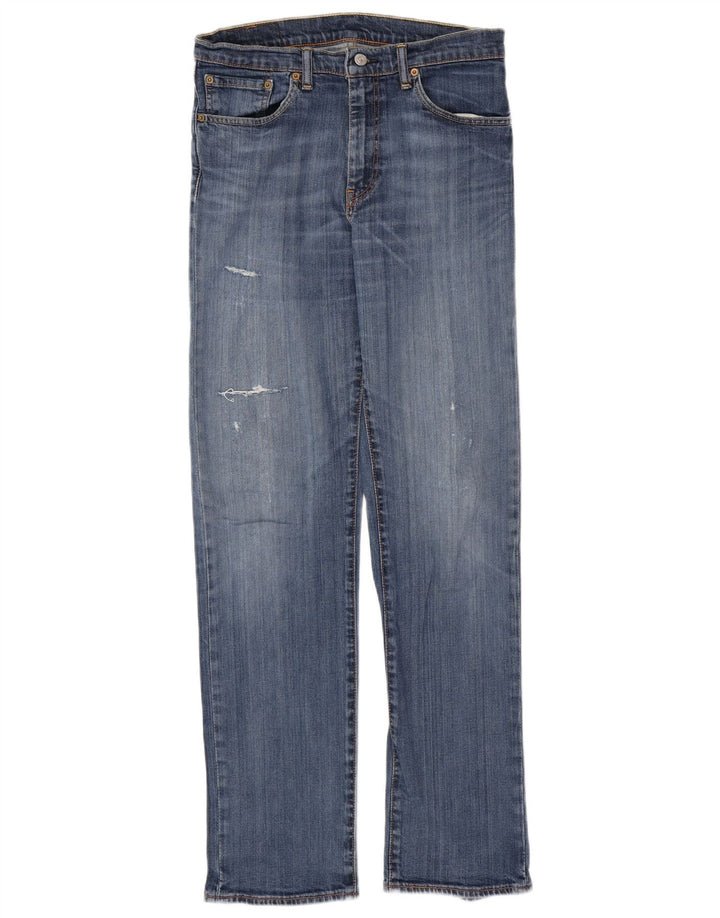 LEVI'S Jeans rectos desgastados 751 para hombre W32 L34 Azul