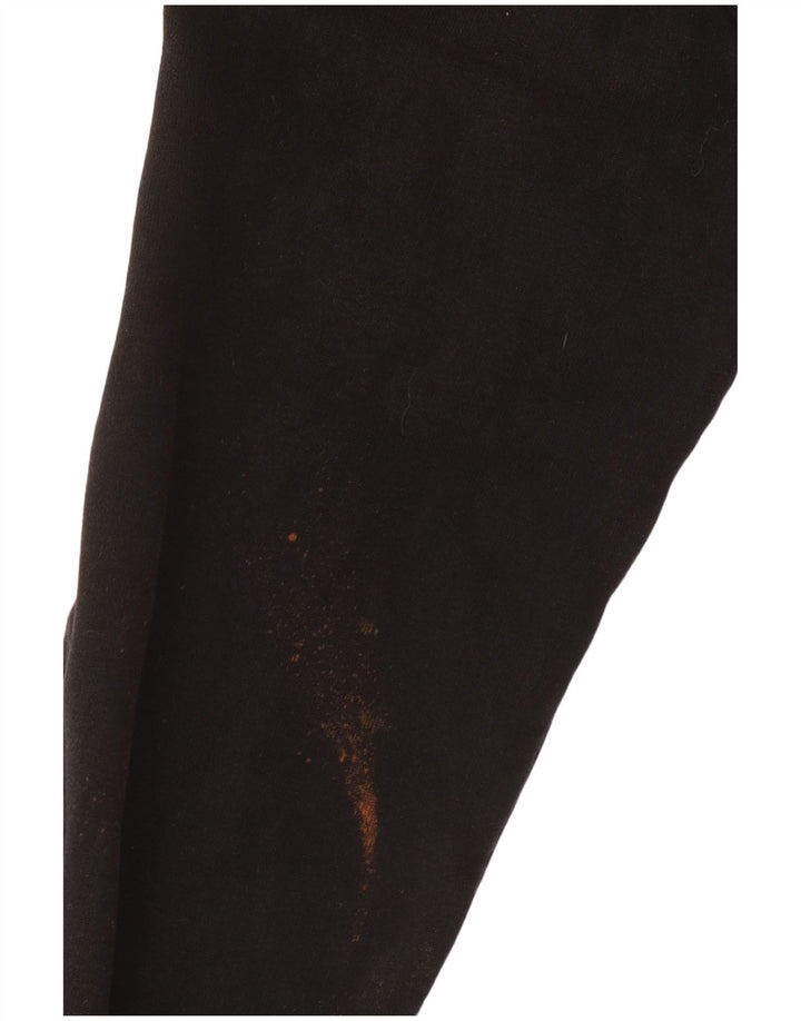 Superdry Jersey con capucha gráfica de algodón negro mediano para hombre