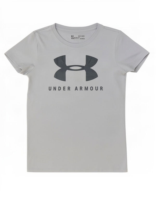 Under Armour Camiseta con gráfico extragrande Heat Gear para mujer UK 6 XS Azul