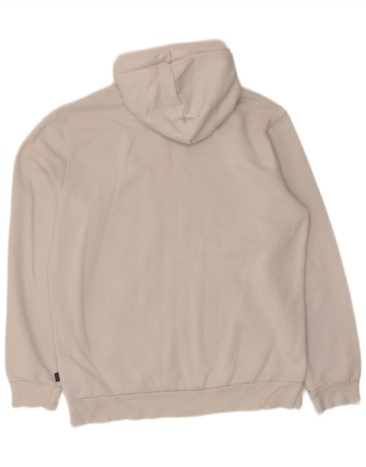 Puma Hombre Sudadera Con Capucha Gráfica Jersey De Algodón Blanco Mediano