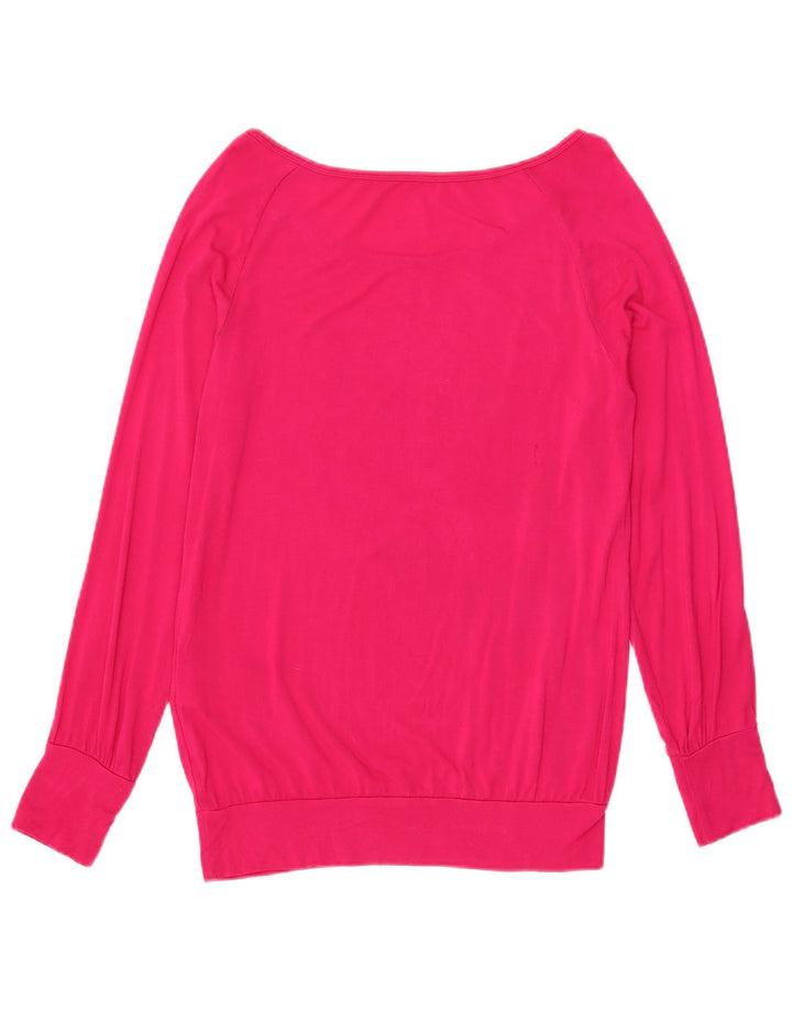 Nike Top gráfico de manga larga para mujer UK 44 Viscosa rosa medio
