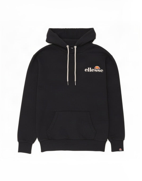 Ellesse Hombre Graphic Sudadera con capucha Jumper XS Azul Marino Algodón