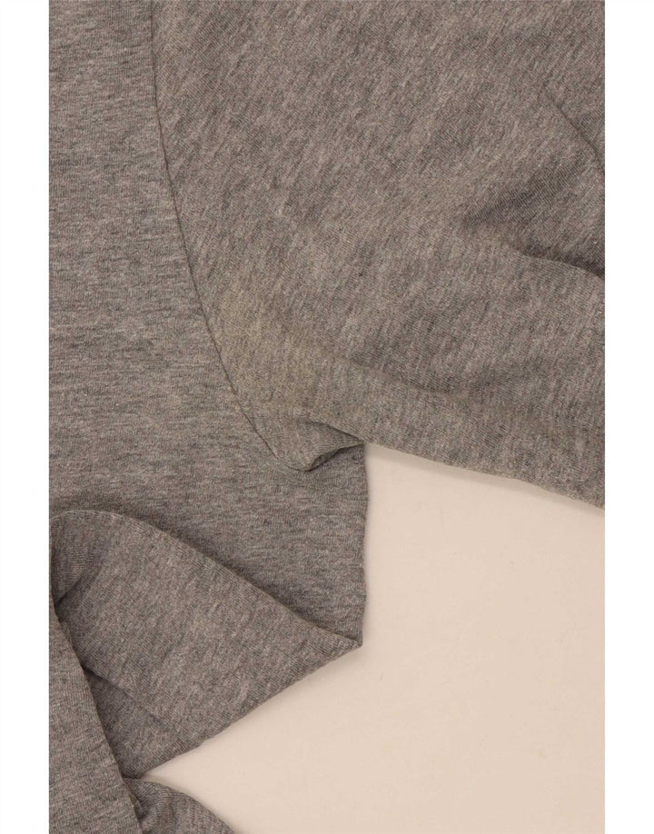 Nike Camiseta con gráfico de corte regular para hombre, talla grande, gris moteado