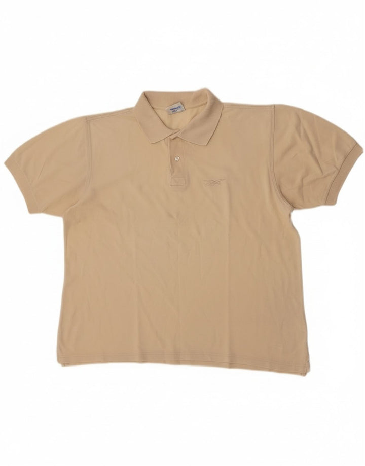 Polo Reebok Hombre Beige Medio