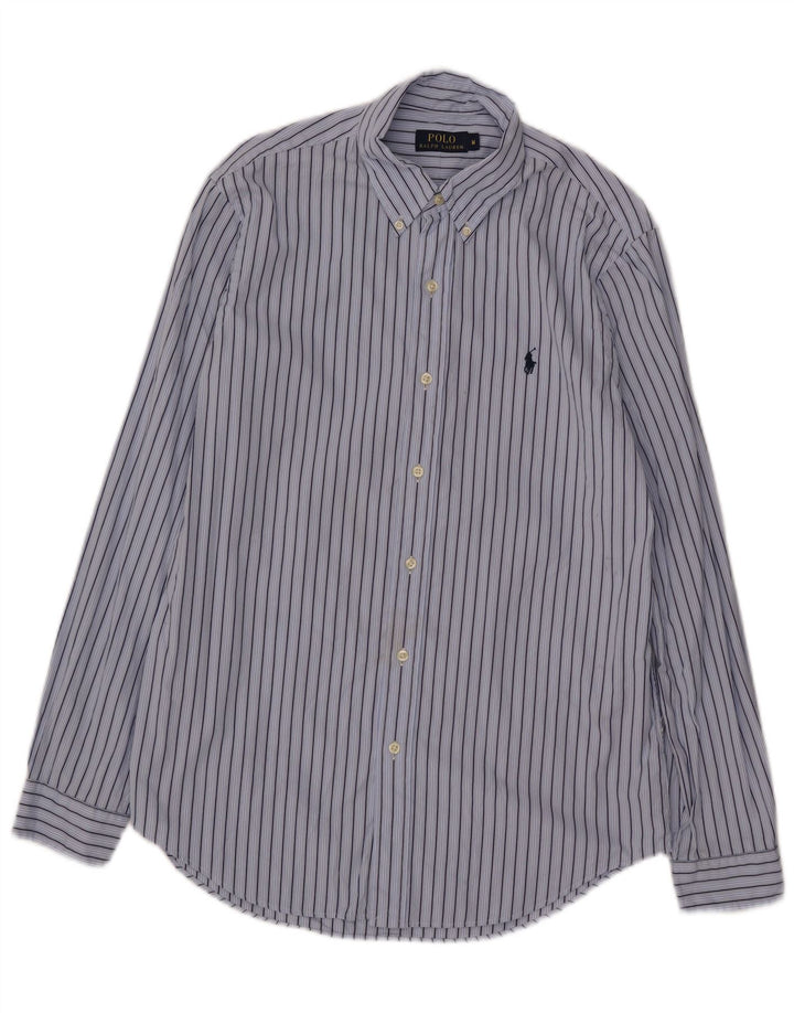 Camisa Polo Ralph Lauren Hombre Algodón A Rayas Azul Medio