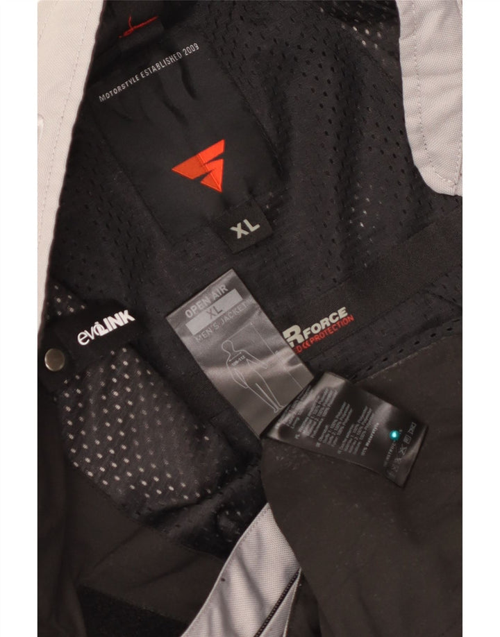 Shima Mens Motorstyle Racer Jacket UK 42 XL Gris Colorblock Poliéster