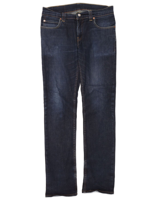 Levi's Hombre 511 Slim Jeans W33 L34 Algodón Azul Marino
