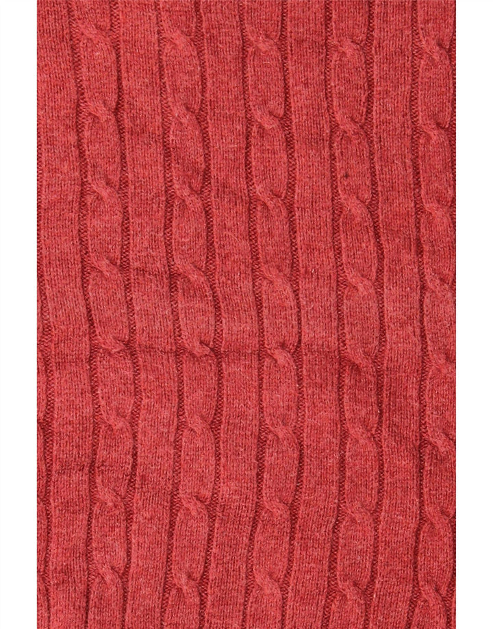 IZOD Mens Loose Fit V-Neck Jumper Sweater Medium Red Cotton Vintage Izod and Second-Hand Izod from Messina Hembry 