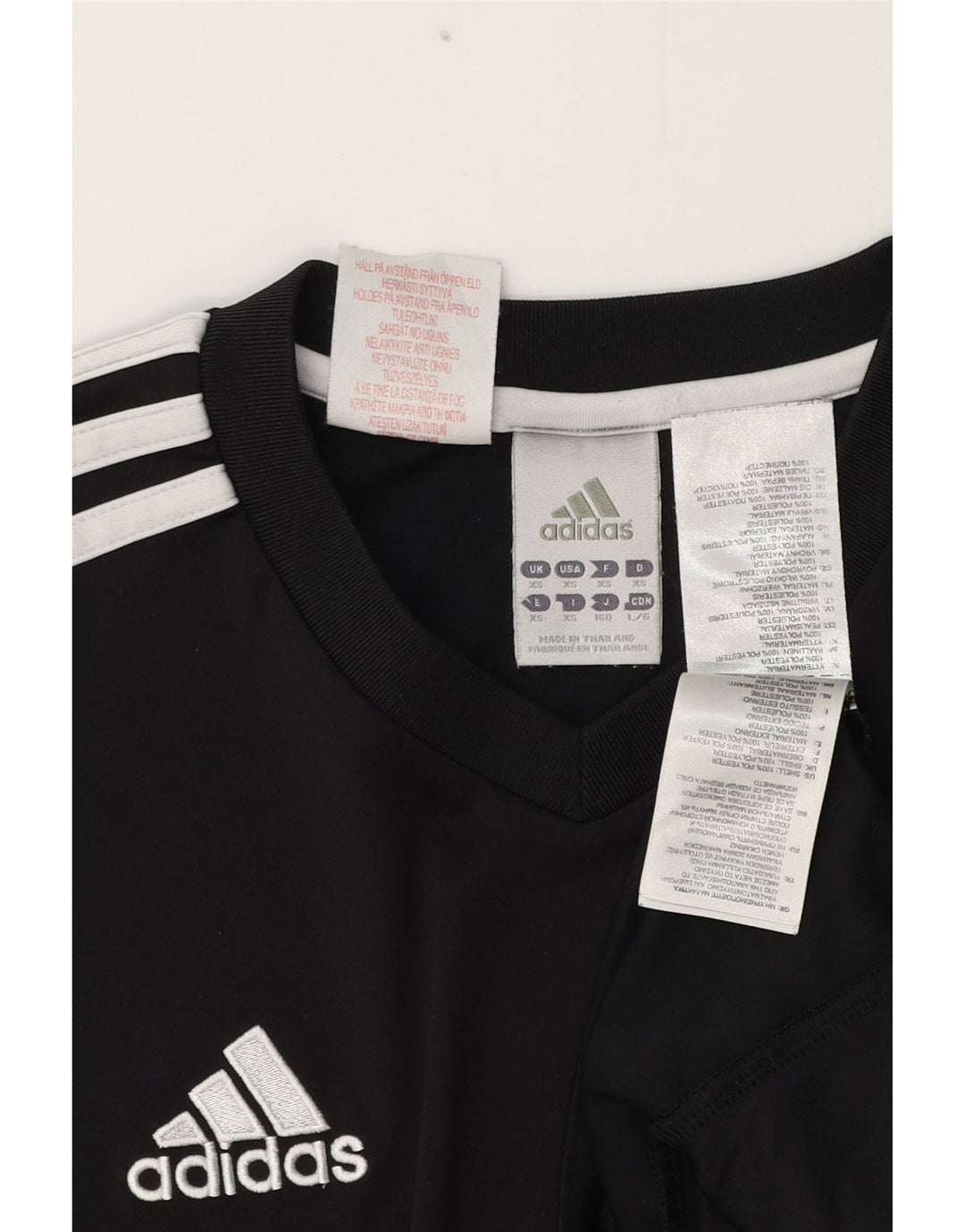 Adidas Mens Climalite Camiseta Top XS Negro Poliéster
