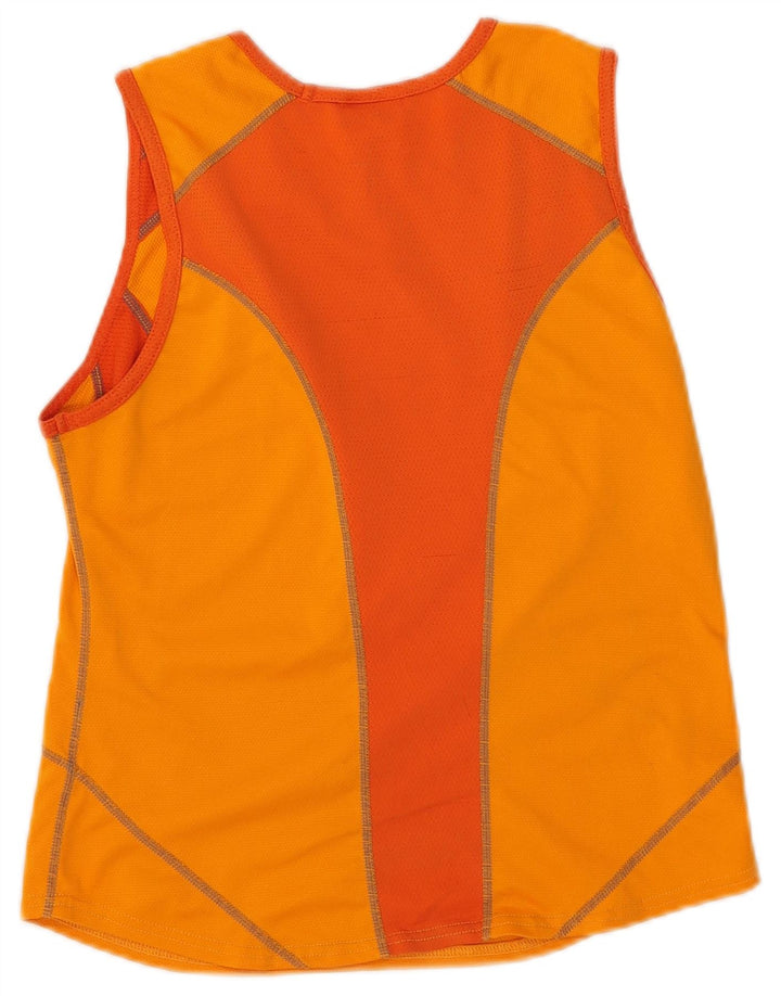 Camiseta sin mangas Nike para mujer US 8/10 Naranja medio Colorblock Poliéster