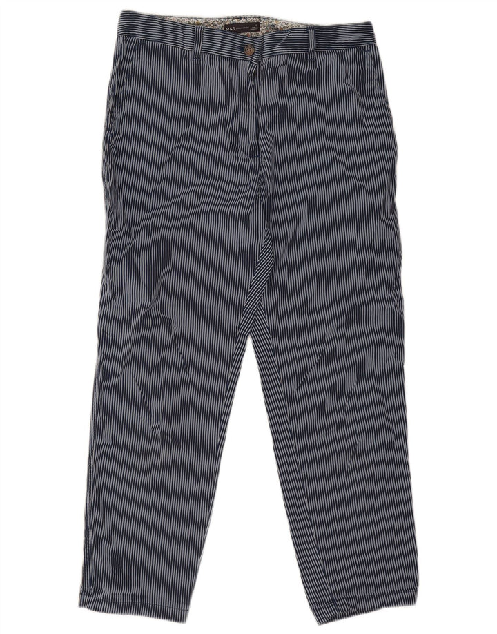 Marks & Spencer Pantalones cortos para mujer UK 12 Medium W30 L26 Azul marino