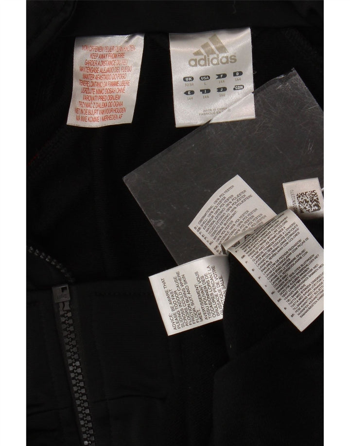 ADIDAS Chaqueta Chándal Niño 13-14 Años Negro Poliéster