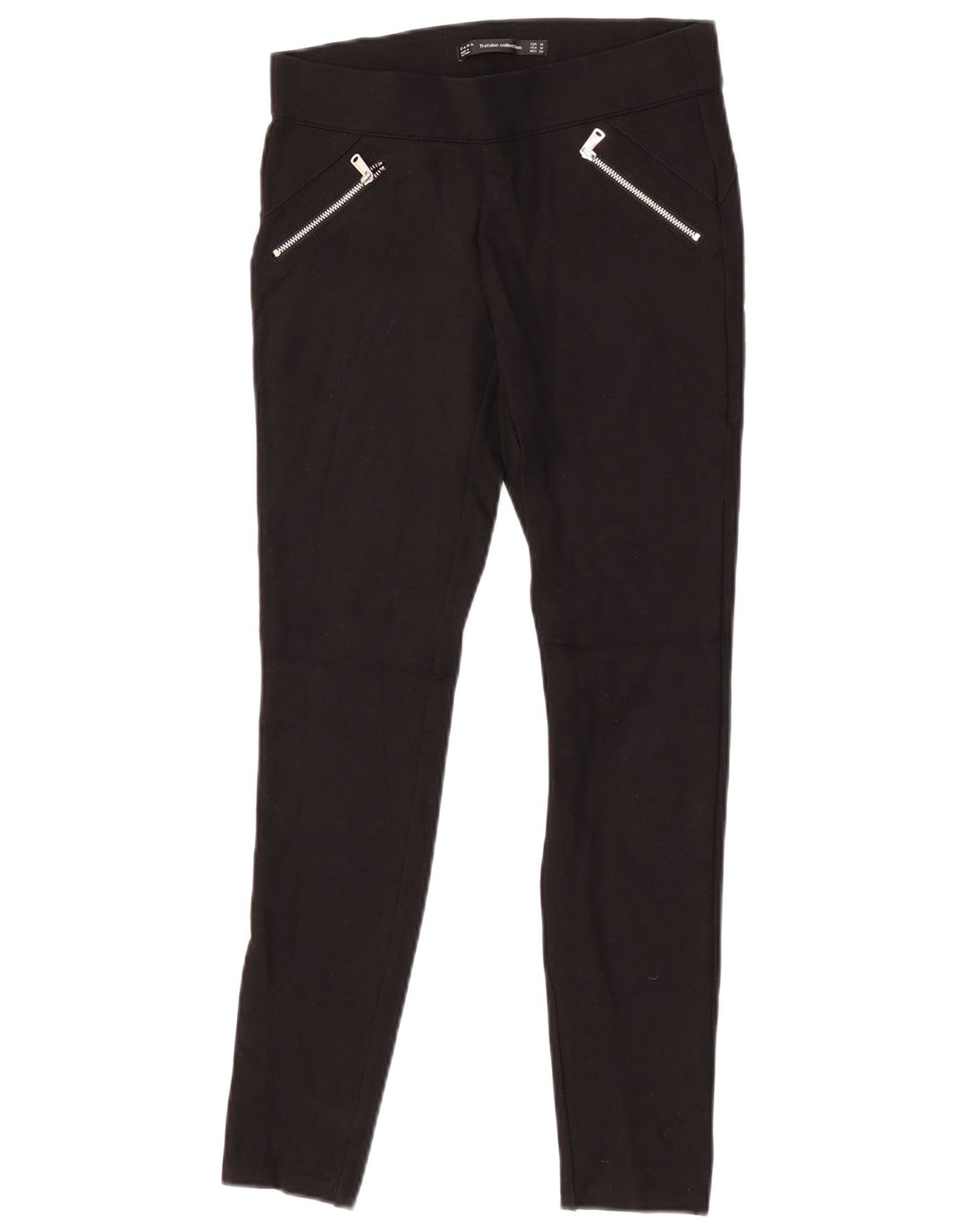 Zara Mujer Trafaluc Crop Leggings Medianos W28 L26 Negro