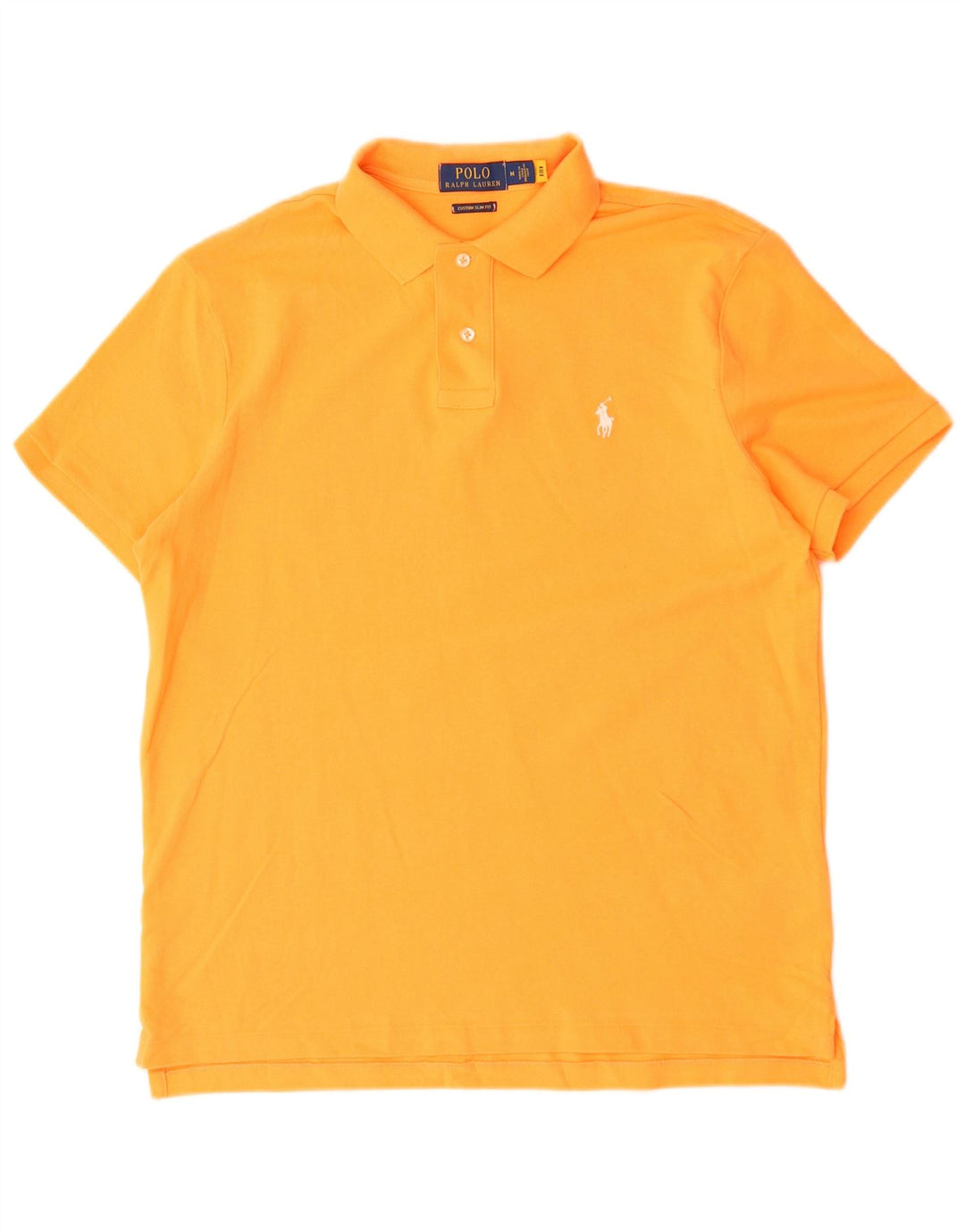 Polo Ralph Lauren Polo de corte entallado personalizado para hombre de algodón naranja medio
