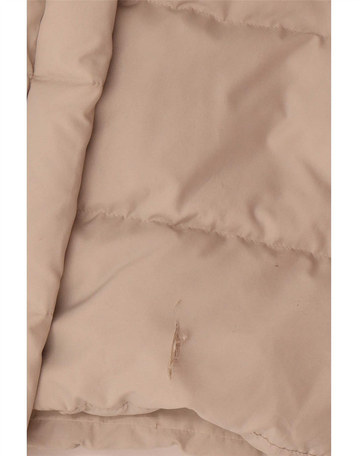 Abrigo acolchado extragrande para mujer Ellesse UK 44 Poliéster beige medio