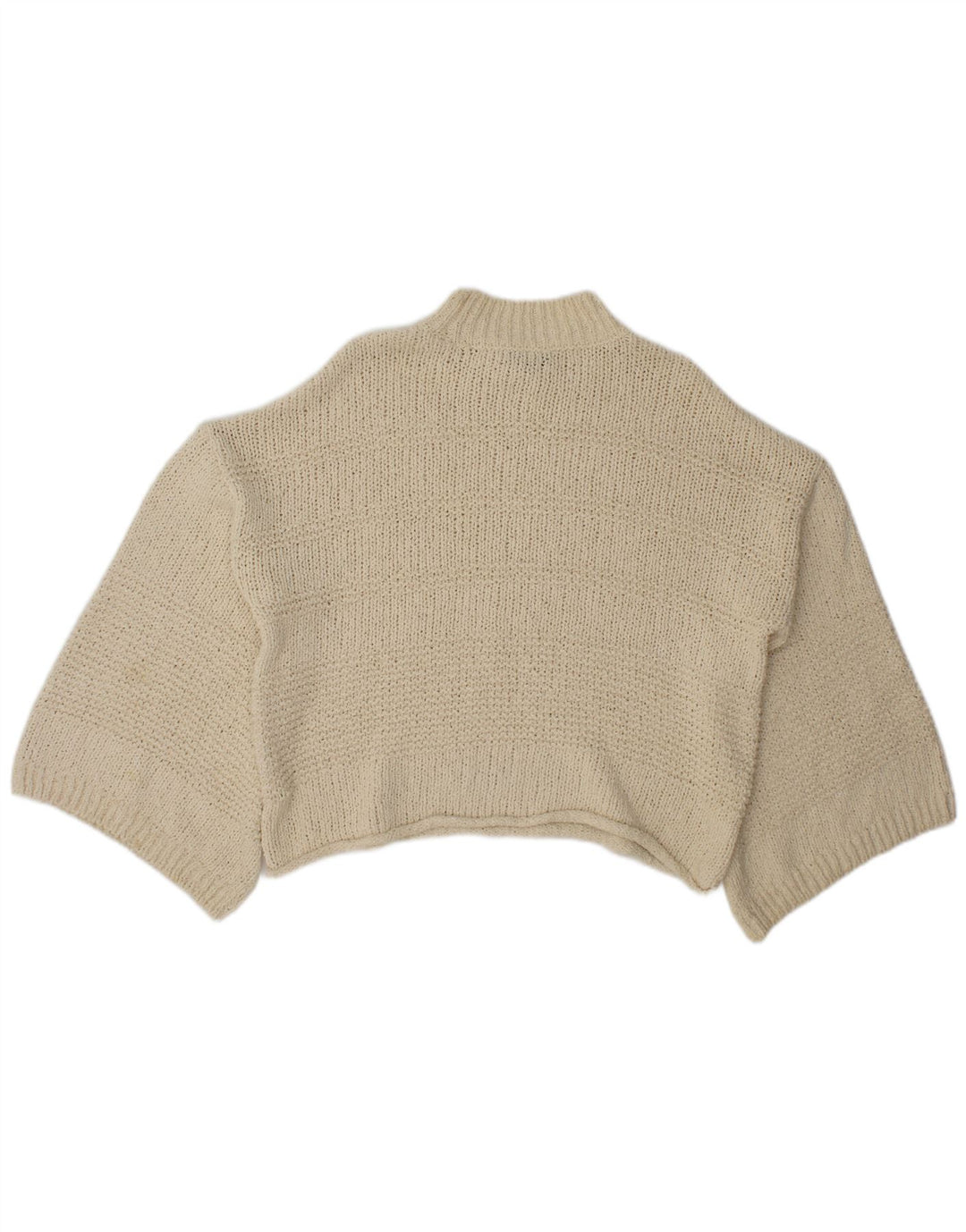 Topshop Jersey extragrande con cuello de tortuga para mujer UK 8 Small Off White