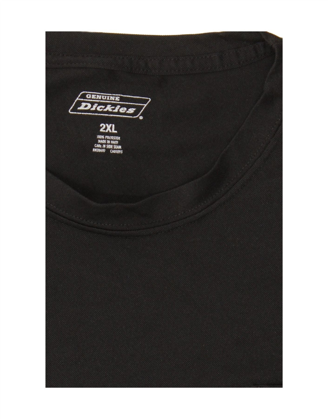 Dickies Camiseta Hombre Top 2XL Poliéster Negro