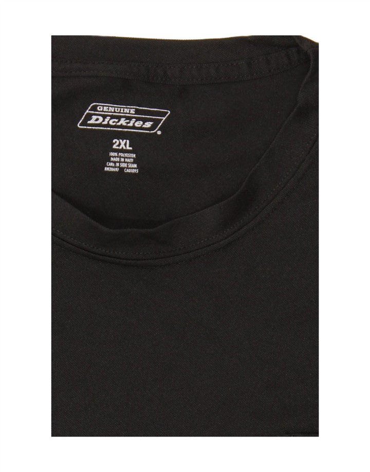 Dickies Camiseta Hombre Top 2XL Poliéster Negro