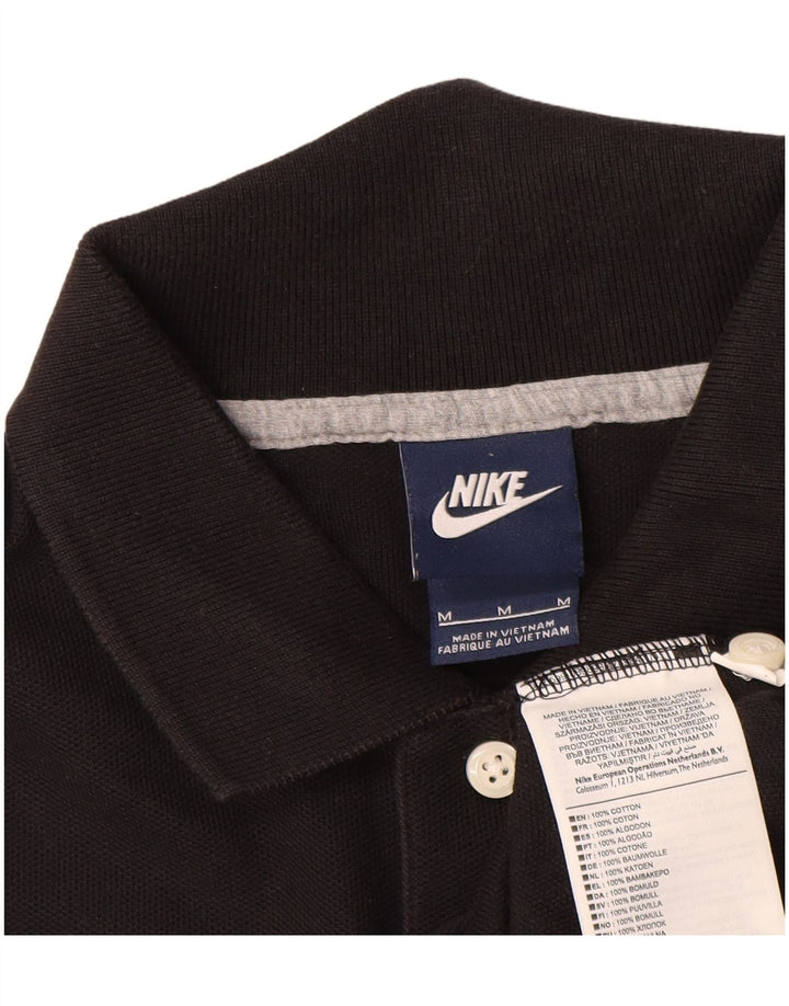 Polo Nike Hombre Algodón Negro Mediano