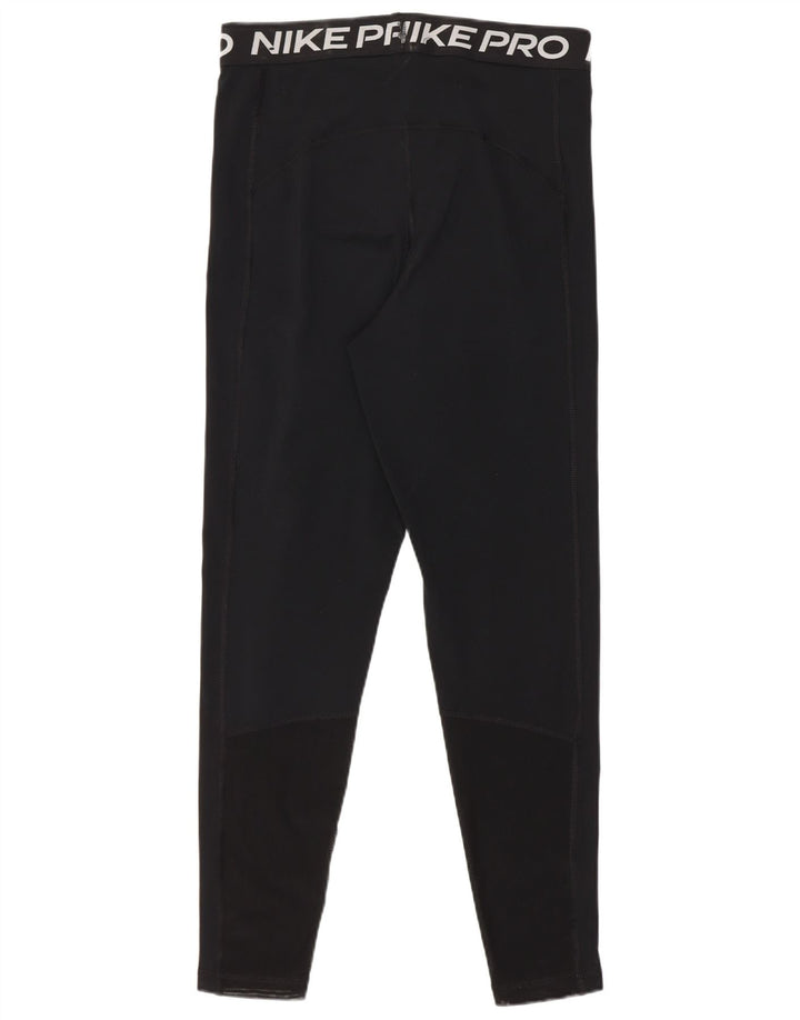 Nike Leggings cortos para mujer UK 44 Mediano Negro Poliéster